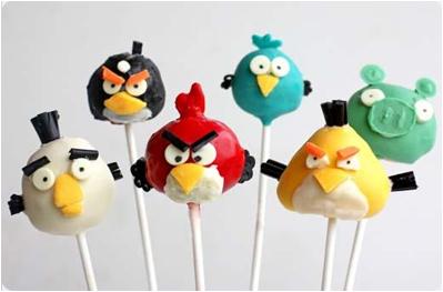 Angry Birds Cake Pops Instructions