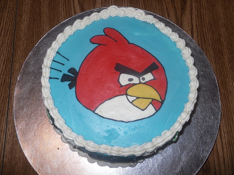 Angry Birds Cake Tutorial