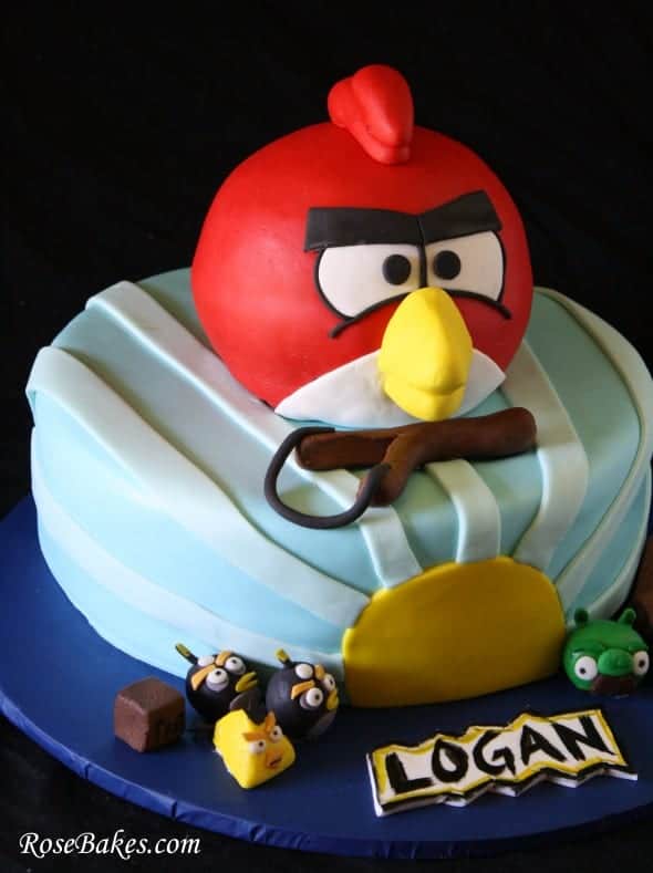 Angry Birds Cake Tutorial