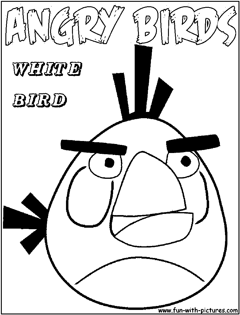 Angry Birds Coloring Pages Christmas