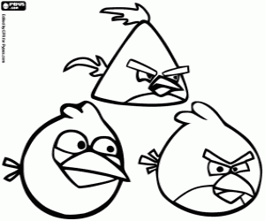 Angry Birds Coloring Pages Christmas