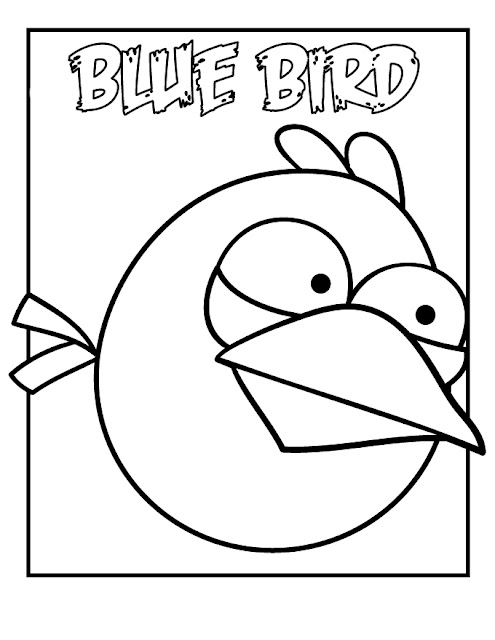 Angry Birds Coloring Pages For Kids