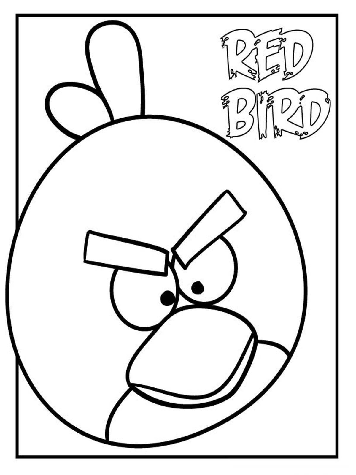 Angry Birds Coloring Pages Printable