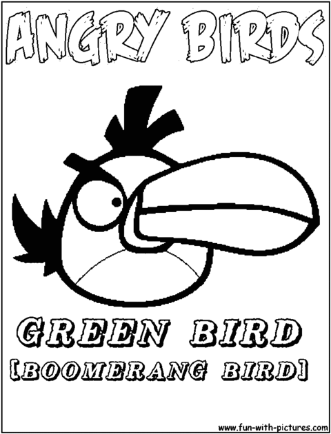 Angry Birds Coloring Pages To Print