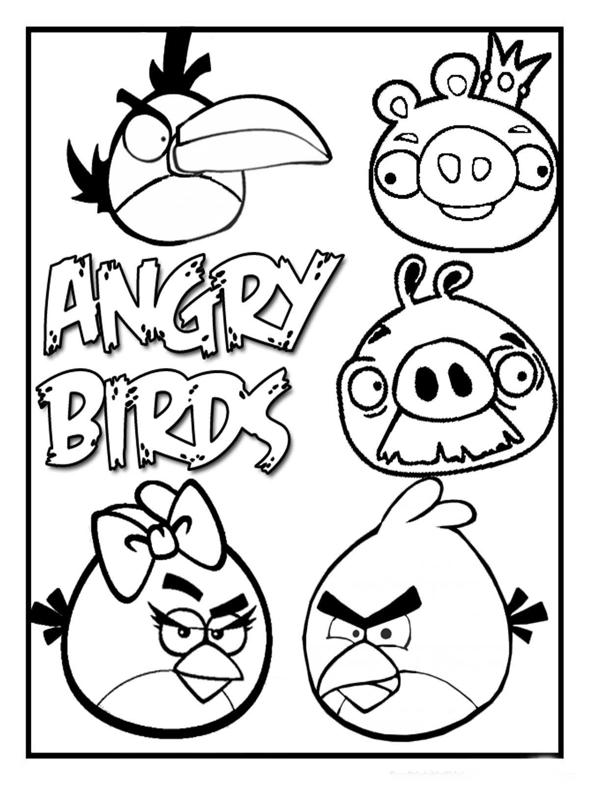 Angry Birds Space Coloring Pages Printable