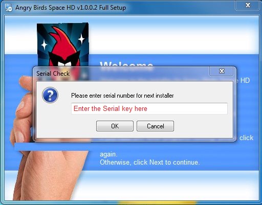 Angry Birds Space Key