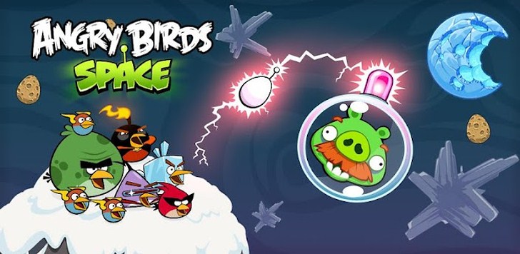 Angry Birds Space Orange Bird Gameplay