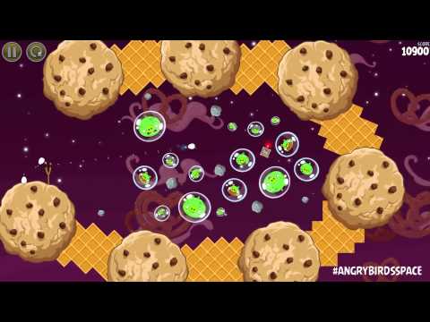 Angry Birds Space Orange Bird Gameplay