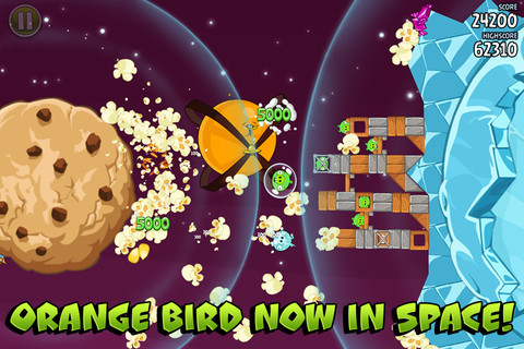 Angry Birds Space Orange Bird Games