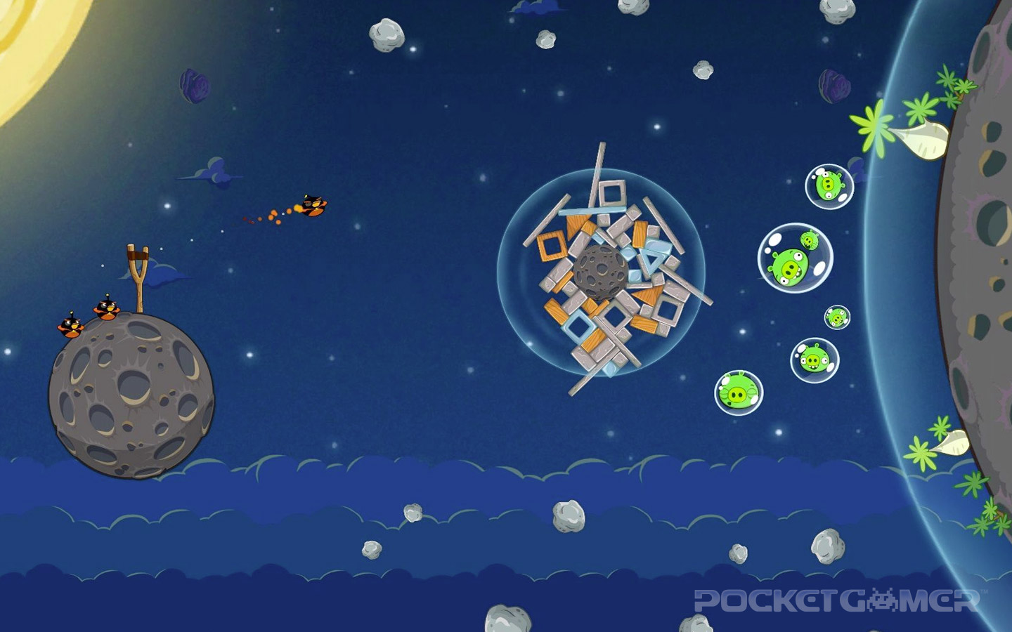 Angry Birds Space Wallpaper