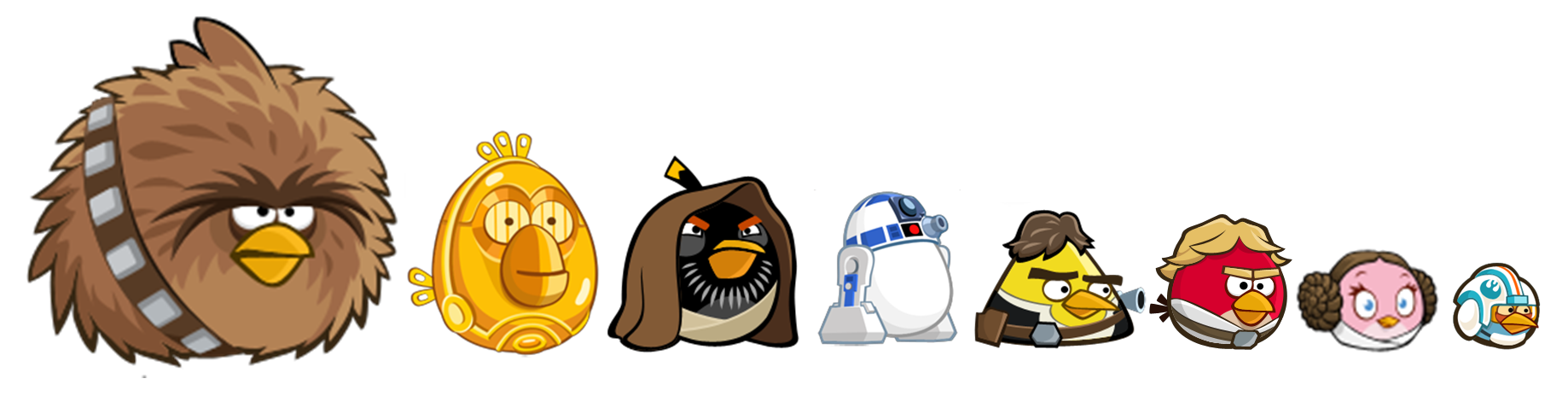 Angry Birds Star Wars Characters List