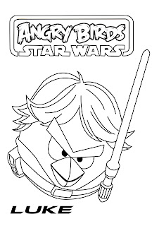 Angry Birds Star Wars Coloring Pages