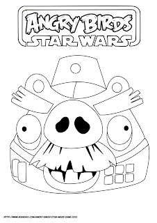 Angry Birds Star Wars Coloring Pages