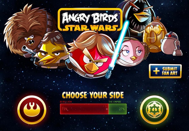 Angry Birds Star Wars Game Free Play