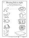 Animals And Their Homes Worksheets For Kindergarten