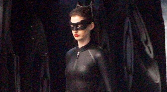 Anne Hathaway Catwoman Costume