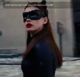 Anne Hathaway Catwoman Mask