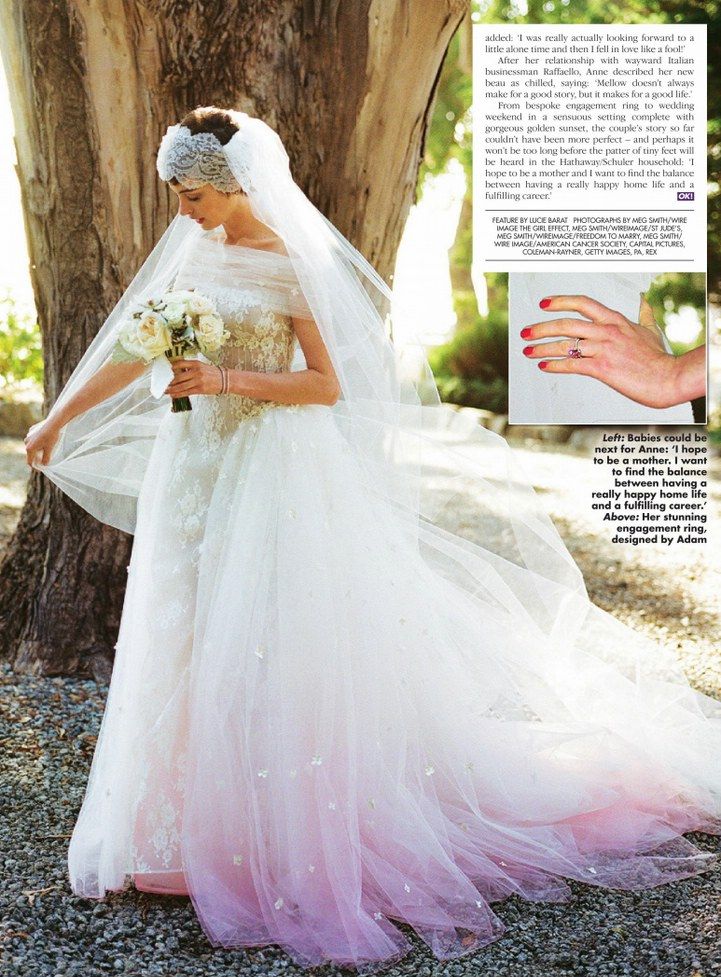 Anne Hathaway Wedding Photos Magazine