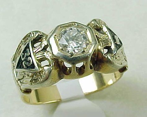 Antique Freemason Ring