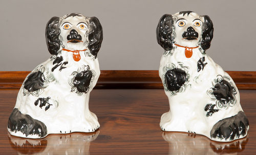 Antique Staffordshire Dogs