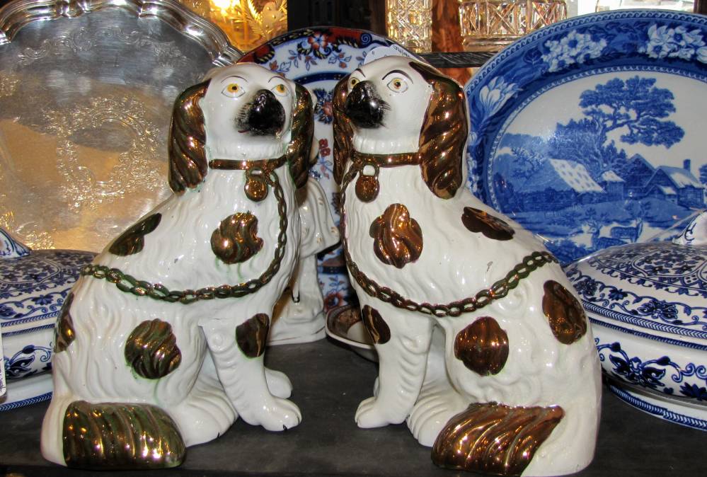 Antique Staffordshire Dogs