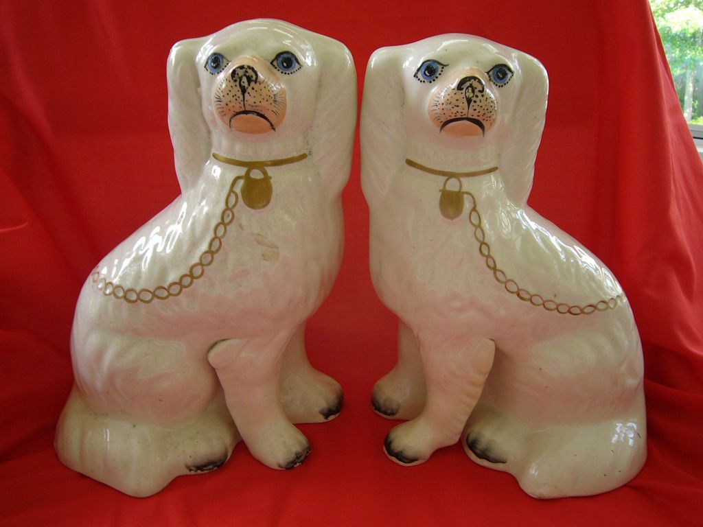 Antique Staffordshire Dogs