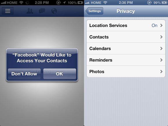 Apple Contacts App