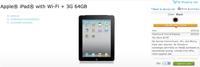 Apple Ipad 3g 16gb Price