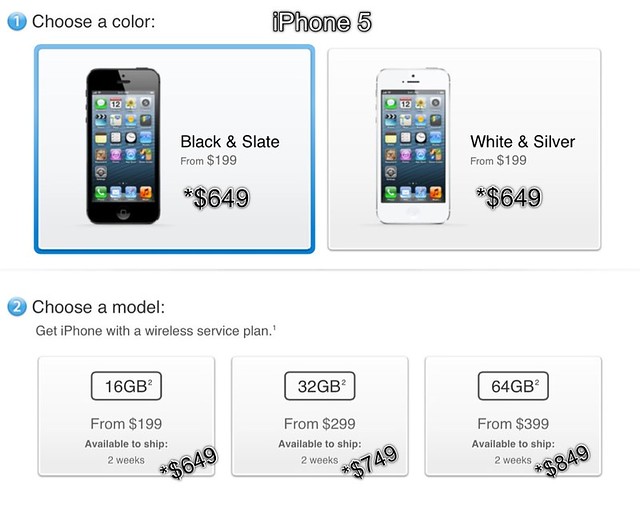 Apple Iphone 5 Price