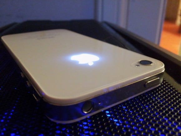 Apple Iphone Logo Light