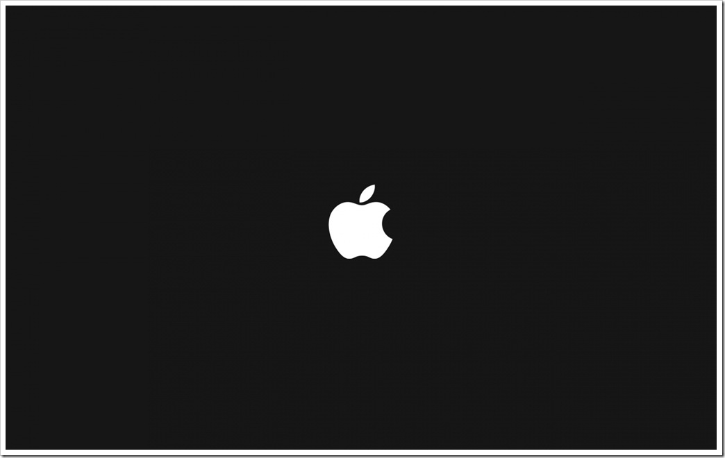 Apple Logo Black