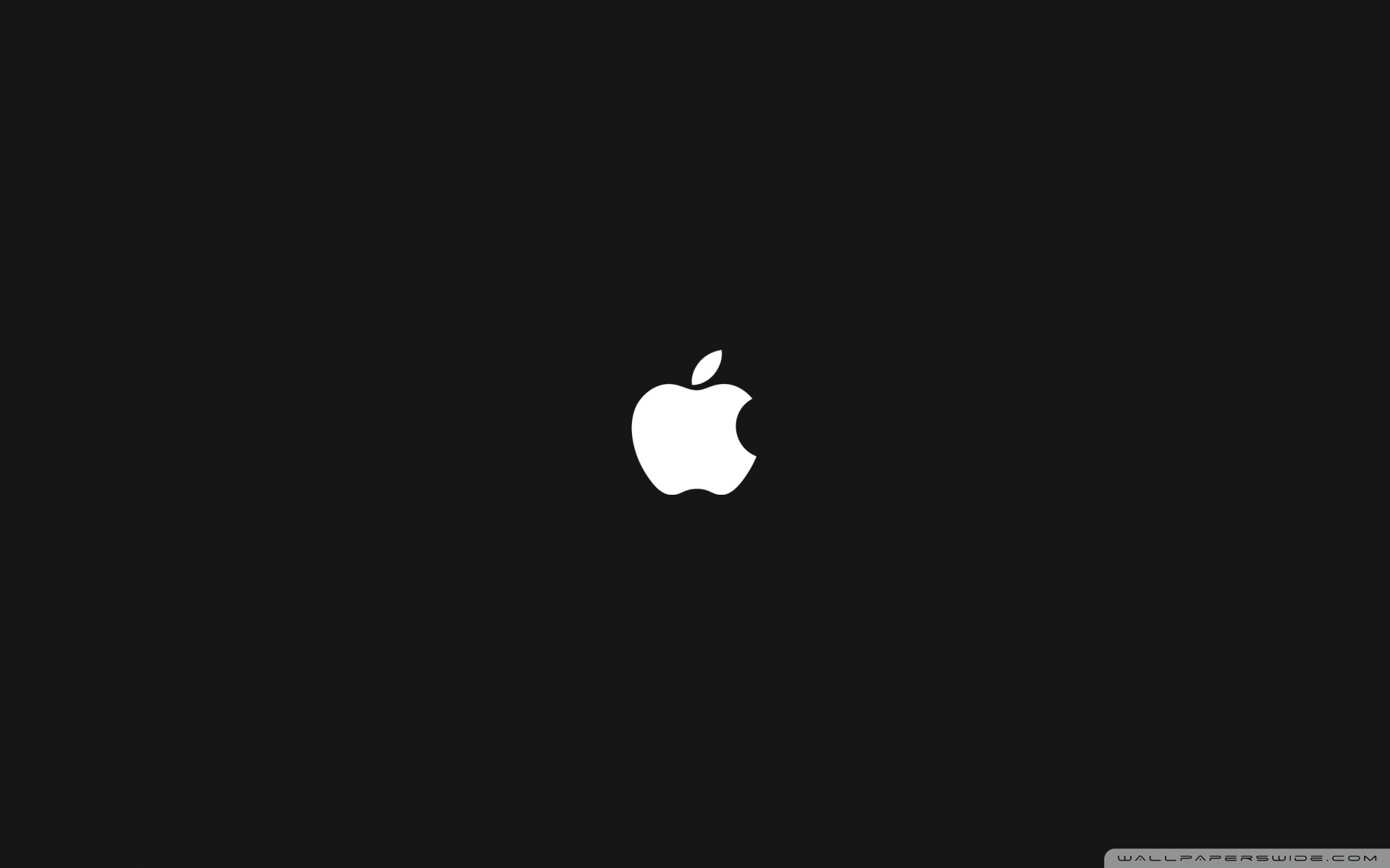 Apple Logo Black Background