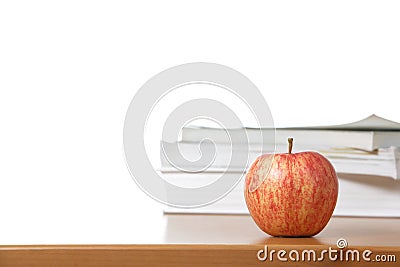 Apple On Teachers Desk