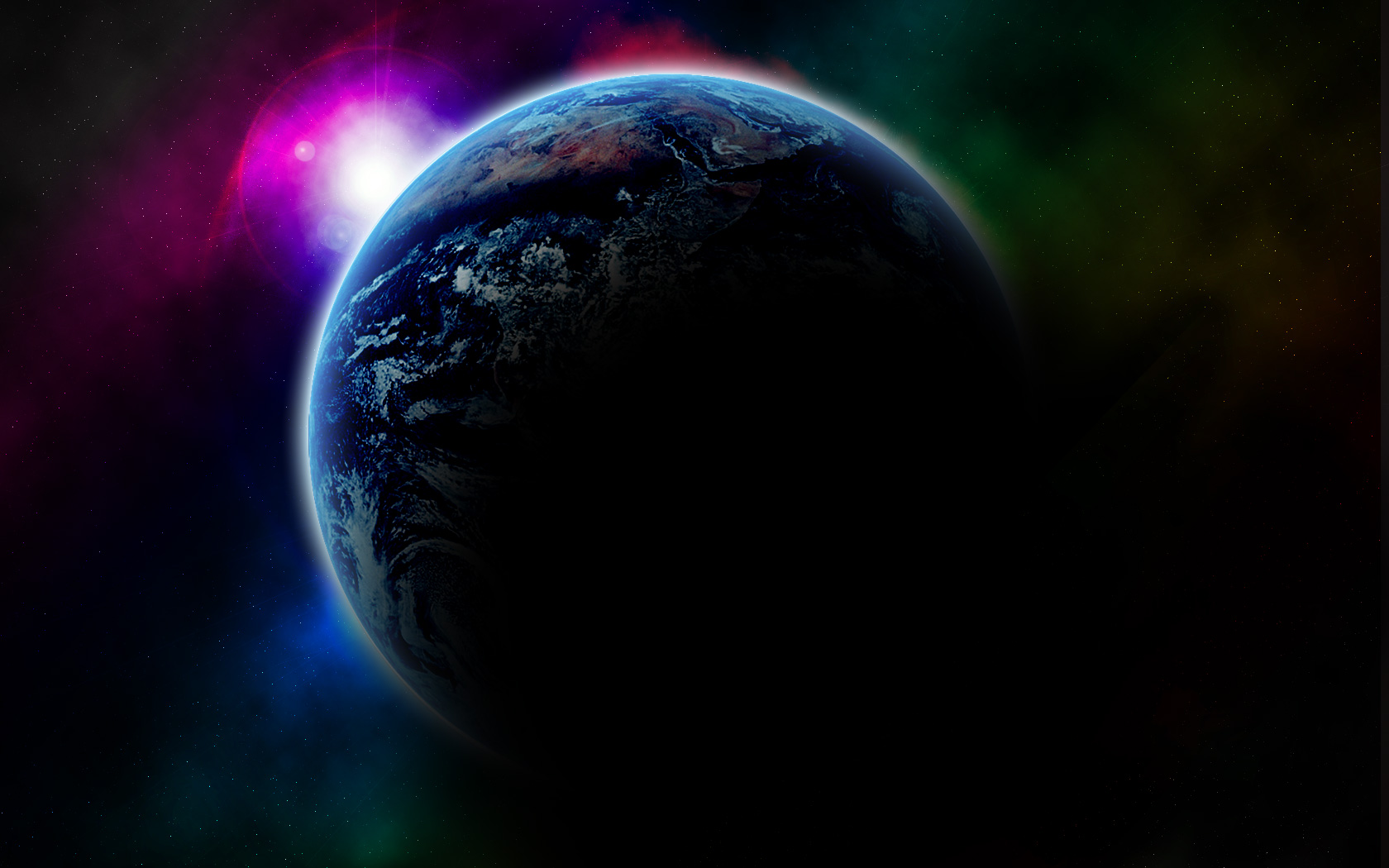 Apple Planet Earth Wallpaper