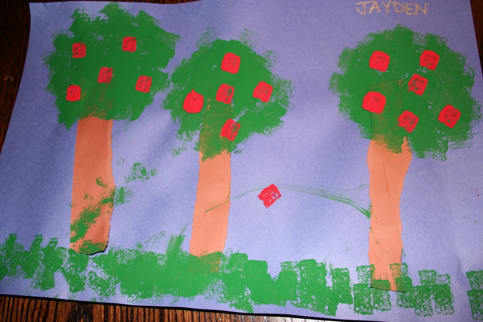 Apple Tree Art Project