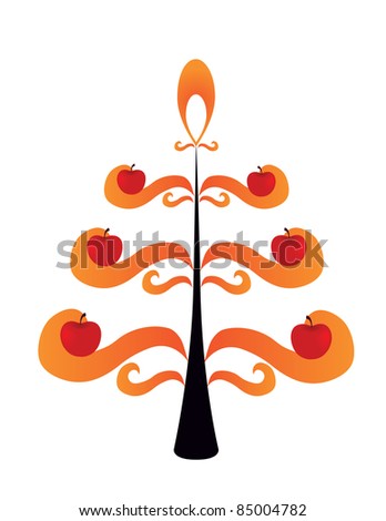 Apple Tree Leaf Template