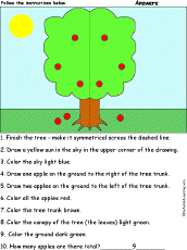 Apple Tree Pictures To Color