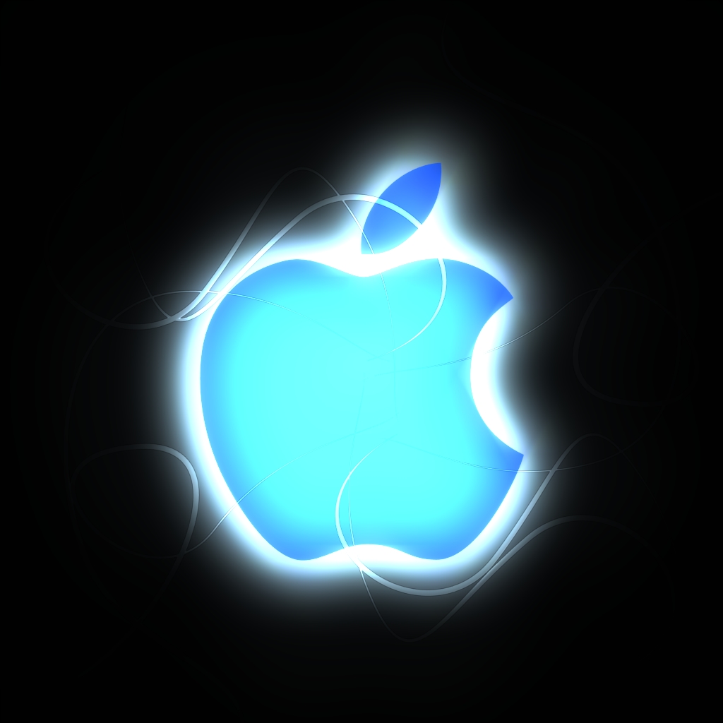 Apple Wallpaper Blue