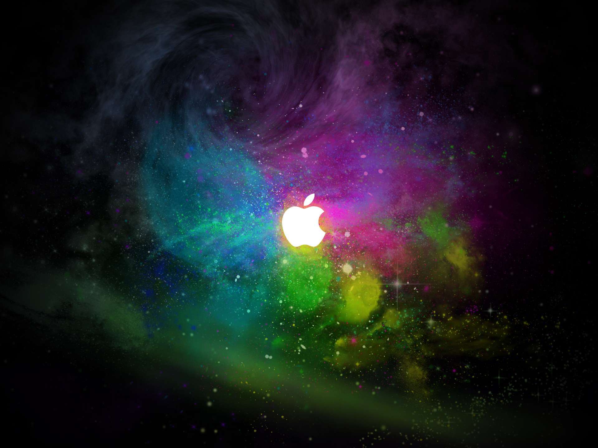 Apple Wallpaper Blue