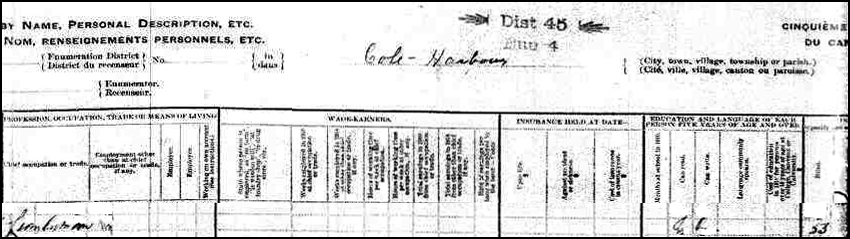 Archives Canada Census