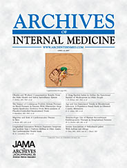 Archives Of Internal Medicine