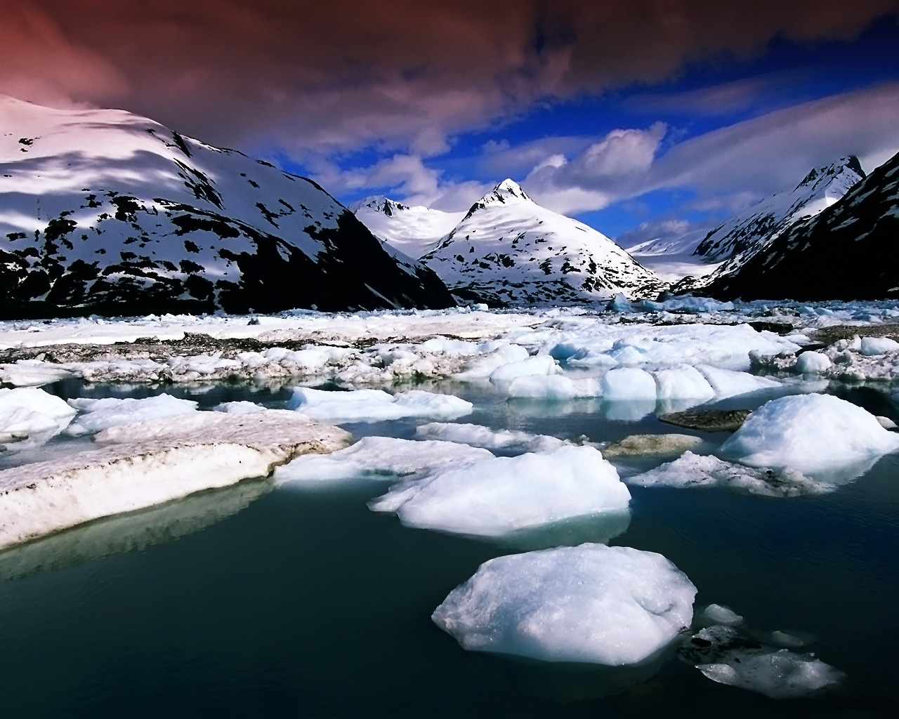 Arctic Glaciers Melting