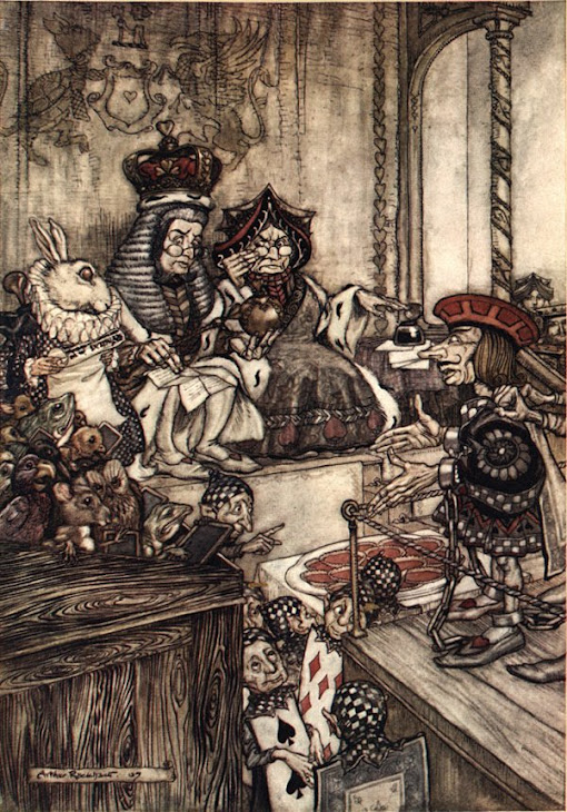 Arthur Rackham Alice In Wonderland Illustrations