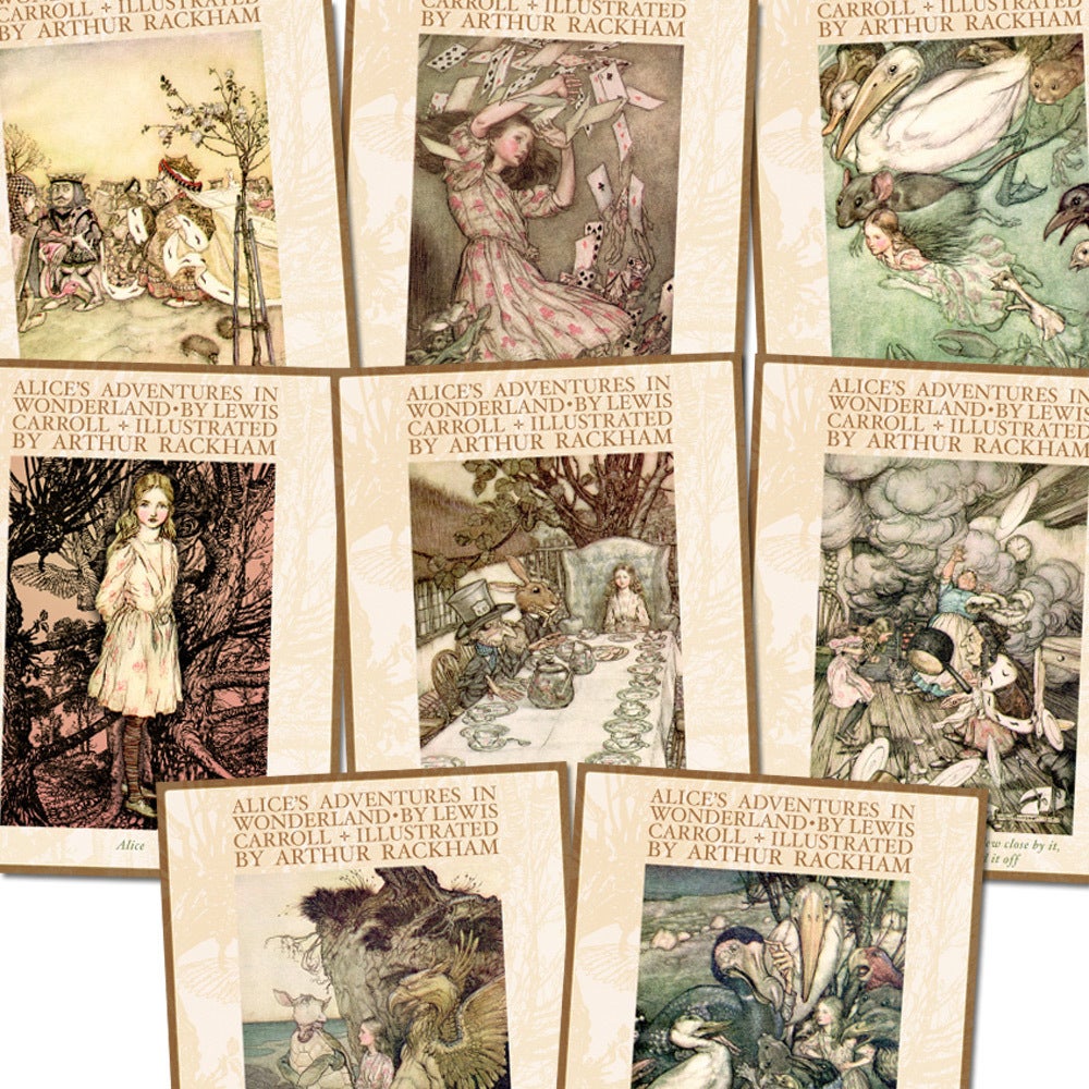 Arthur Rackham Alice In Wonderland Illustrations