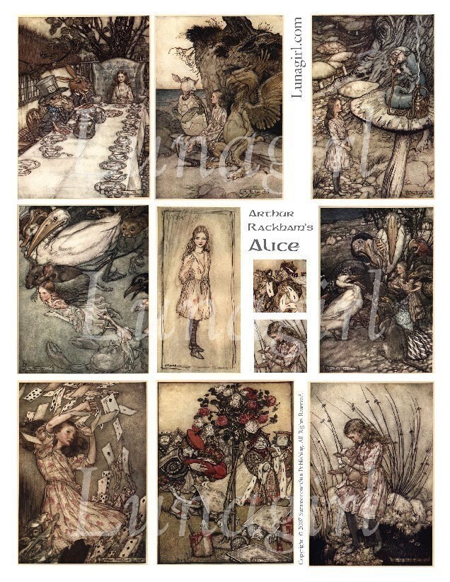 Arthur Rackham Alice In Wonderland Prints