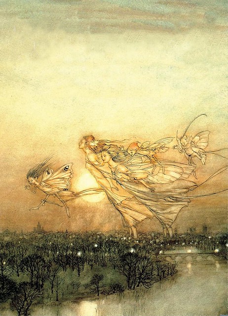 Arthur Rackham Peter Pan Kensington Gardens