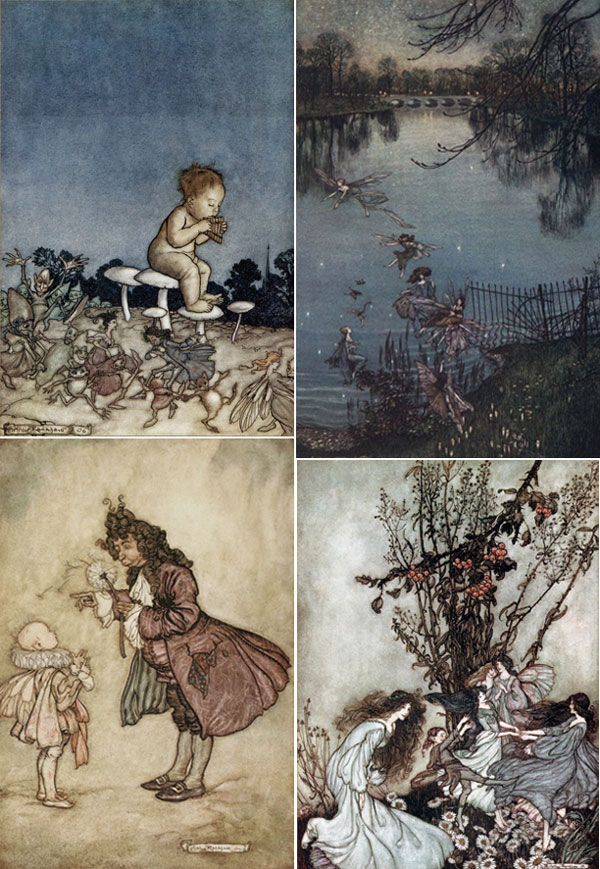 Arthur Rackham Peter Pan Kensington Gardens