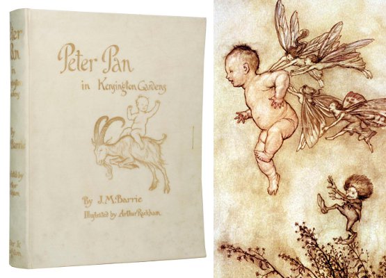 Arthur Rackham Peter Pan Kensington Gardens