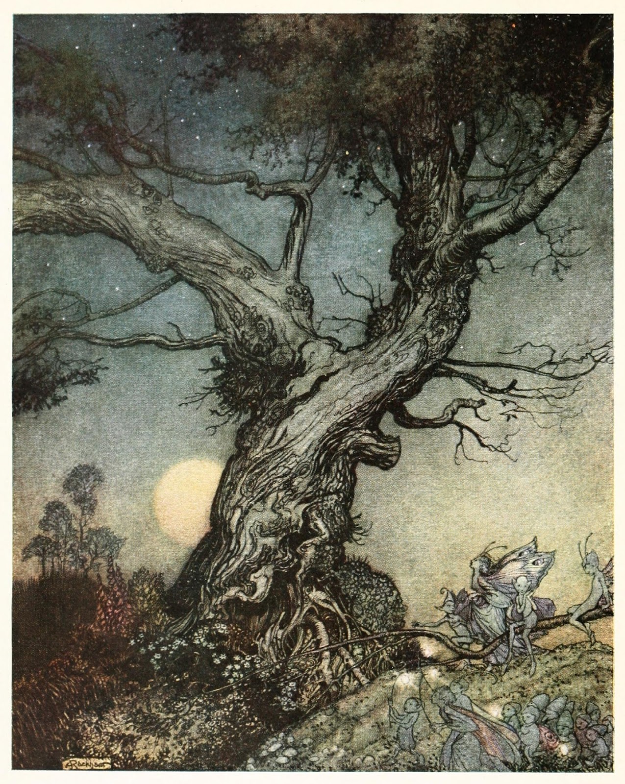 Arthur Rackham Trees