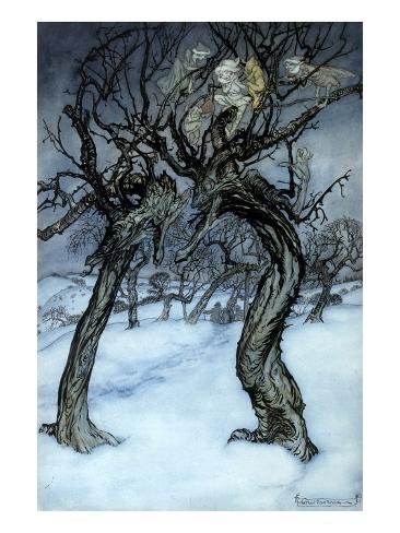 Arthur Rackham Trees